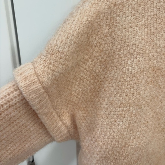 Madewell Wool Alpaca Cable Havener Pullover Sweater in Heather Powder Size XS - Picture 14 of 14